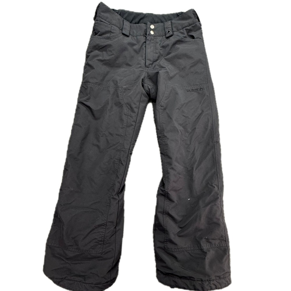 Burton The White Collection Snowboard Pants Black DryRide Boys XL‎ Room-To-Grow